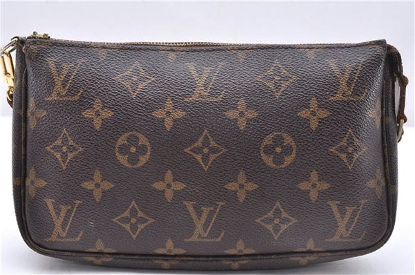 Authentic Louis Vuitton Monogram Pochette Accessoires Pouch M51980 LV Junk 2825E