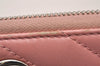 Authentic GUCCI GG Marmont Double G Long Wallet Purse Leather 443123 Pink 2825I