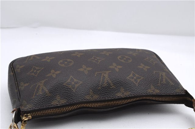 Authentic Louis Vuitton Monogram Pochette Accessoires Pouch M51980 LV 2826E