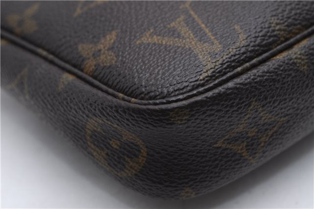 Authentic Louis Vuitton Monogram Pochette Accessoires Pouch M51980 LV 2826E