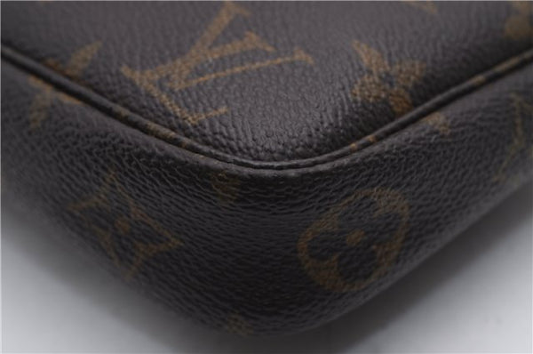 Authentic Louis Vuitton Monogram Pochette Accessoires Pouch M51980 LV 2826E