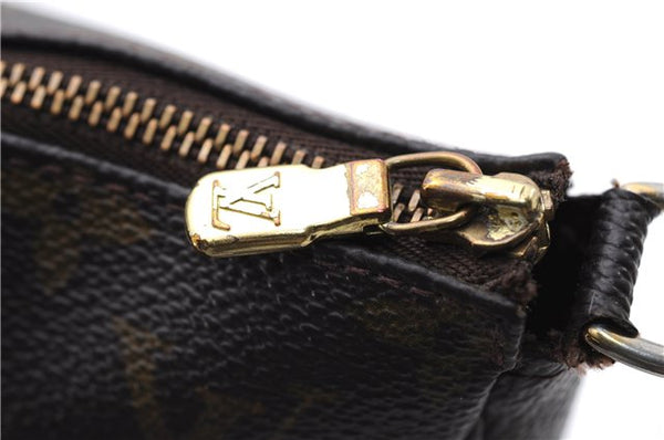 Authentic Louis Vuitton Monogram Pochette Accessoires Pouch M51980 LV 2826E