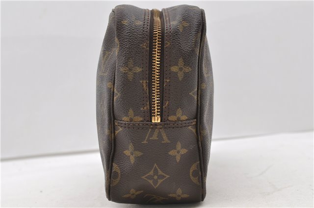 Auth Louis Vuitton Monogram Trousse Toilette 28 Clutch Hand Bag M47522 LV 2827D