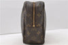 Auth Louis Vuitton Monogram Trousse Toilette 28 Clutch Hand Bag M47522 LV 2827D