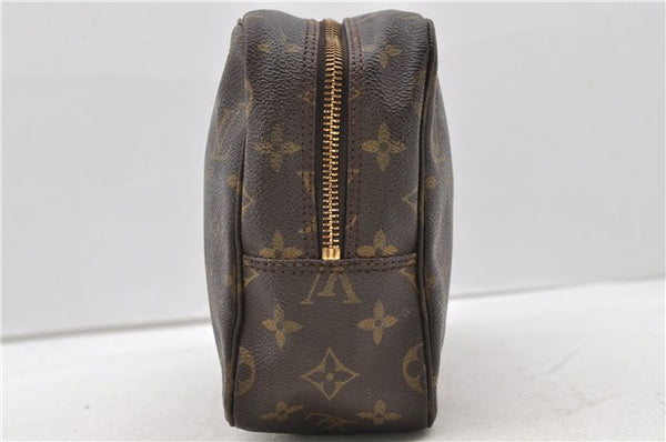 Auth Louis Vuitton Monogram Trousse Toilette 28 Clutch Hand Bag M47522 LV 2827D
