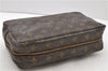 Auth Louis Vuitton Monogram Trousse Toilette 28 Clutch Hand Bag M47522 LV 2827D