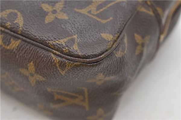 Auth Louis Vuitton Monogram Trousse Toilette 28 Clutch Hand Bag M47522 LV 2827D