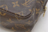 Auth Louis Vuitton Monogram Trousse Toilette 28 Clutch Hand Bag M47522 LV 2827D