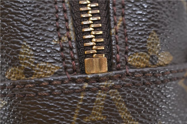 Auth Louis Vuitton Monogram Trousse Toilette 28 Clutch Hand Bag M47522 LV 2827D