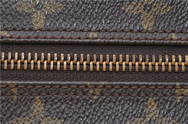 Auth Louis Vuitton Monogram Trousse Toilette 28 Clutch Hand Bag M47522 LV 2827D