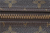 Auth Louis Vuitton Monogram Trousse Toilette 28 Clutch Hand Bag M47522 LV 2827D
