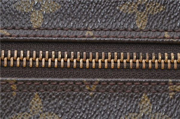 Auth Louis Vuitton Monogram Trousse Toilette 28 Clutch Hand Bag M47522 LV 2827D