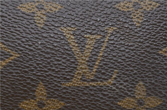 Auth Louis Vuitton Monogram Trousse Toilette 28 Clutch Hand Bag M47522 LV 2827D