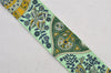 Authentic HERMES Twilly Scarf "L'ARBRE DE VIE" Silk Light Green 2827I