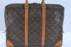 Auth Louis Vuitton Monogram Porte Documents Voyage Briefcase M53361 LV 2829B