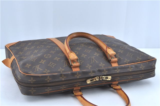 Auth Louis Vuitton Monogram Porte Documents Voyage Briefcase M53361 LV 2829B