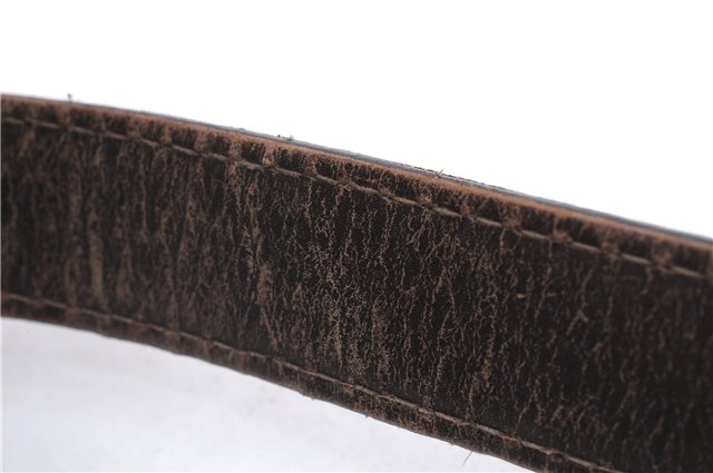 Authentic GUCCI Guccissima Heart Bit Shoulder Bag GG Leather 269958 Brown 2830E