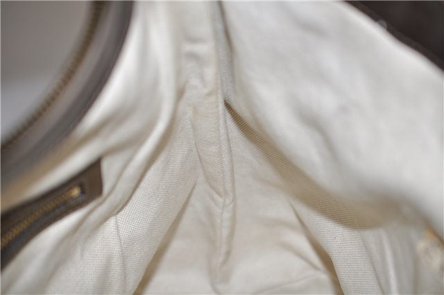 Authentic GUCCI Guccissima Heart Bit Shoulder Bag GG Leather 269958 Brown 2830E