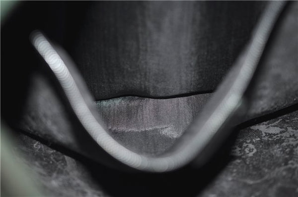 Authentic GUCCI Vintage Tote Hand Bag Suede Leather Green Junk 2831E