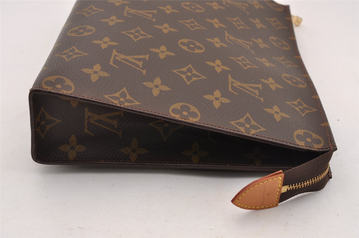 Auth Louis Vuitton Monogram Poche Toilette 26 Cosmetics Pouch Old Model LV 2831I