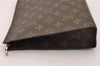 Auth Louis Vuitton Monogram Poche Toilette 26 Cosmetics Pouch Old Model LV 2831I