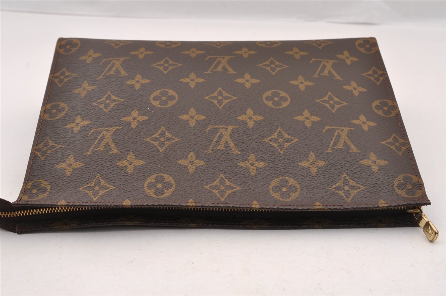 Auth Louis Vuitton Monogram Poche Toilette 26 Cosmetics Pouch Old Model LV 2831I