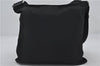 Authentic PRADA Nylon Vela Sport Leather Shoulder Cross Bag BT0175 Black 2832E