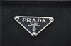 Authentic PRADA Nylon Vela Sport Leather Shoulder Cross Bag BT0175 Black 2832E