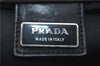 Authentic PRADA Nylon Vela Sport Leather Shoulder Cross Bag BT0175 Black 2832E