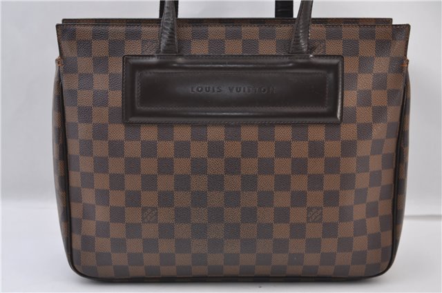 Authentic Louis Vuitton Damier Parioli PM Shoulder Tote Bag N51123 LV 2832F