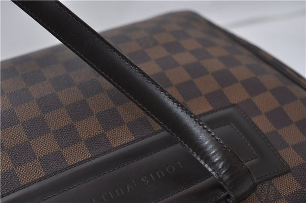Authentic Louis Vuitton Damier Parioli PM Shoulder Tote Bag N51123 LV 2832F
