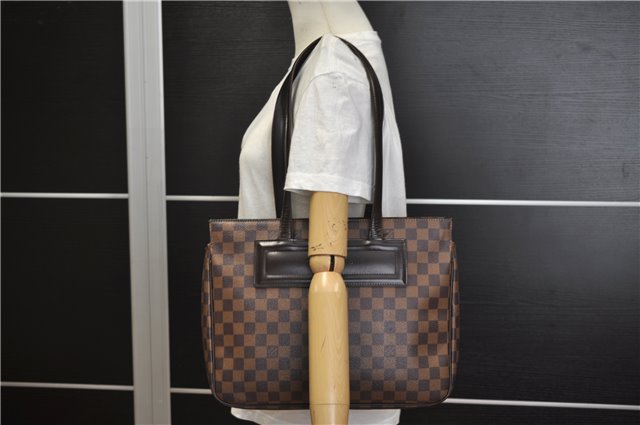 Authentic Louis Vuitton Damier Parioli PM Shoulder Tote Bag N51123 LV 2832F