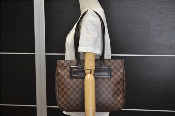 Authentic Louis Vuitton Damier Parioli PM Shoulder Tote Bag N51123 LV 2832F