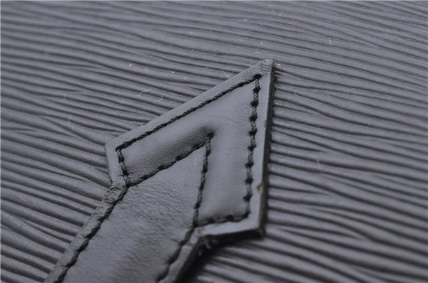 Authentic Louis Vuitton Epi Saint Jacques Hand Bag Black M52272 LV 2835D