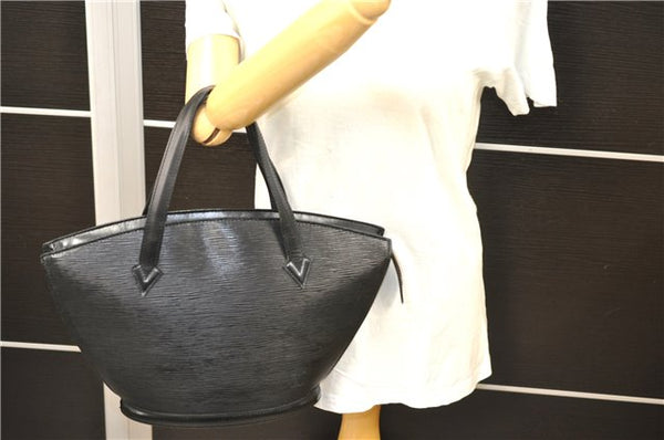 Authentic Louis Vuitton Epi Saint Jacques Hand Bag Black M52272 LV 2835D
