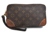 Auth Louis Vuitton Monogram Marly Dragonne PM Clutch Hand Bag M51827 LV 2836D