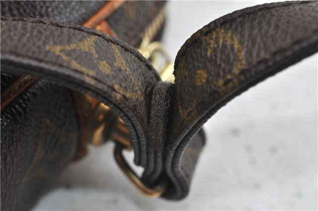 Auth Louis Vuitton Monogram Marly Dragonne PM Clutch Hand Bag M51827 LV 2836D