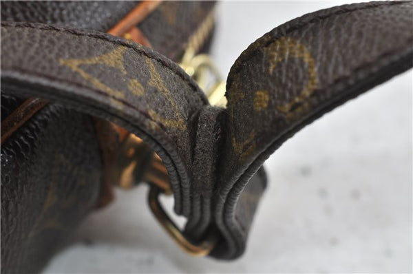 Auth Louis Vuitton Monogram Marly Dragonne PM Clutch Hand Bag M51827 LV 2836D