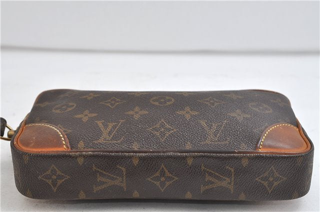 Auth Louis Vuitton Monogram Marly Dragonne PM Clutch Hand Bag M51827 LV 2836D