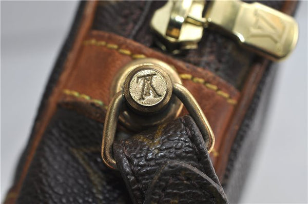 Auth Louis Vuitton Monogram Marly Dragonne PM Clutch Hand Bag M51827 LV 2836D