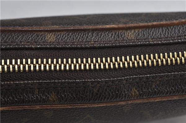 Auth Louis Vuitton Monogram Marly Dragonne PM Clutch Hand Bag M51827 LV 2836D