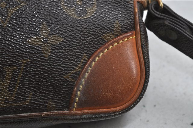 Auth Louis Vuitton Monogram Marly Dragonne PM Clutch Hand Bag M51827 LV 2836D