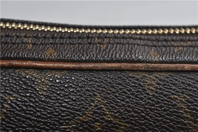 Auth Louis Vuitton Monogram Marly Dragonne PM Clutch Hand Bag M51827 LV 2836D