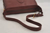 Authentic Cartier Must de Cartier Leather Shoulder Bag Bordeaux Red 2836I