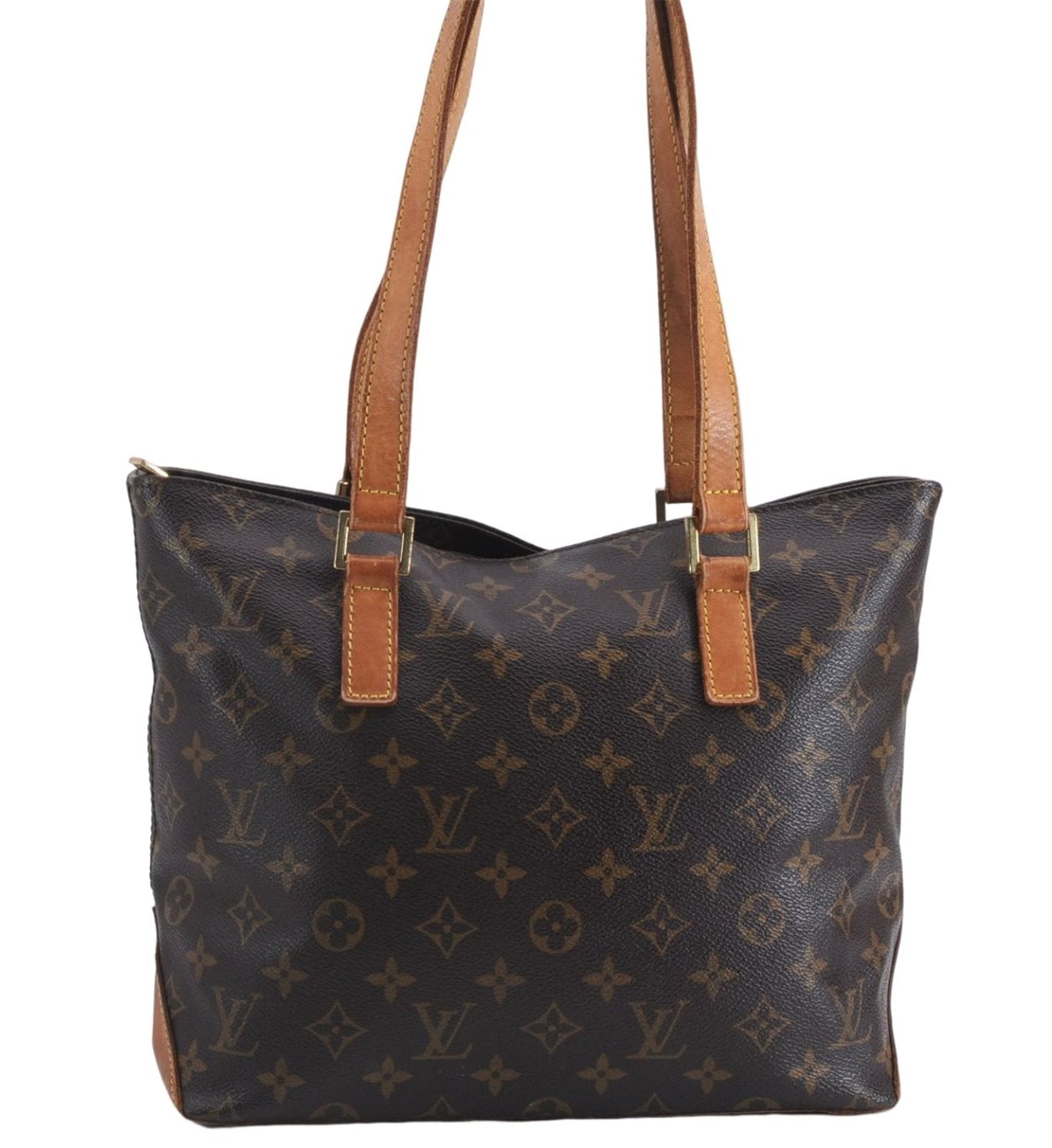 Authentic Louis Vuitton Monogram Cabas Piano Tote Bag M51148 LV 2837E