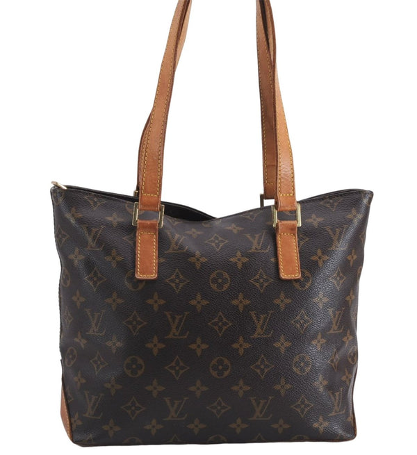 Authentic Louis Vuitton Monogram Cabas Piano Tote Bag M51148 LV 2837E