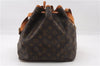 Authentic Louis Vuitton Monogram Petit Noe M42226 Shoulder Drawstring Bag 2837F