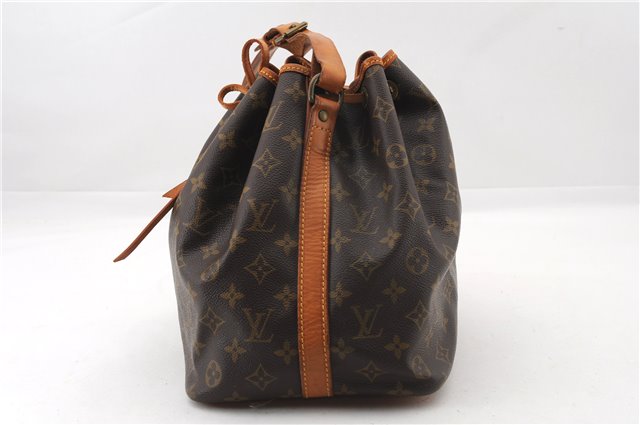 Authentic Louis Vuitton Monogram Petit Noe M42226 Shoulder Drawstring Bag 2837F