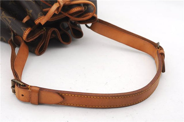 Authentic Louis Vuitton Monogram Petit Noe M42226 Shoulder Drawstring Bag 2837F