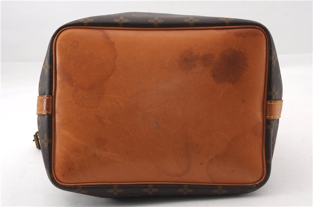 Authentic Louis Vuitton Monogram Petit Noe M42226 Shoulder Drawstring Bag 2837F